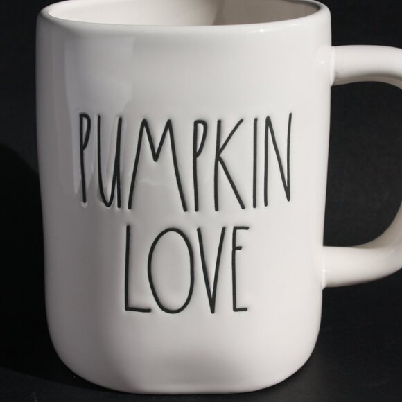 NBU Rae Dunn Artisan Collection by Magenta PUMPKIN LOVE mug Large - Picture 2 of 4